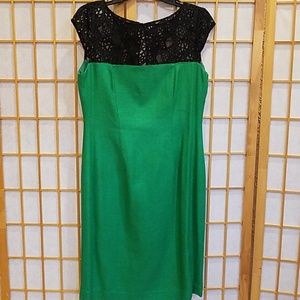 Beautiful lace and silk dress.